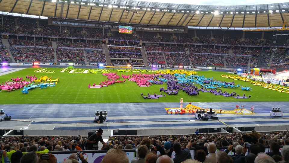 Stadiongala im Olympiastadion Berlin zum Internationalen Deutschen Turnfest 2017