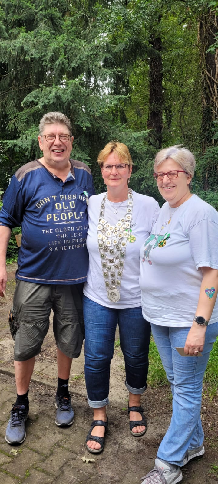 Königin Carola, Ritter Dieter und Ritterin Andrea